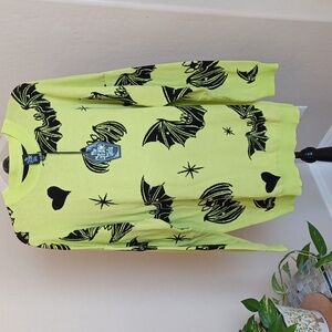 Neon Yellow Bat Sweater